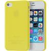 doupi UltraSlim Custodia per iPhone 4 4S, Satinato fine Piuma Facile Mat Semi Trasparente Cover, Giallo
