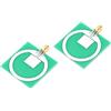 TECNOIOT 2 pezzi Antenna PCB ultra larga da UWB 2,4 Ghz-10,5 Ghz 10 W (40 dBm) Antenna PCB a impulsi