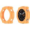 GIOPUEY Cover Compatibile con Amazfit T-Rex Ultra 2, TPU Silicone Premium Morbido e Leggero Protettiva Case Cover, Antiurto&Caduta Custodia - Orange