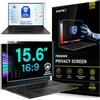 VINTEZ 15,6 pollici - 16:9 Aspect Ratio - Filtro Privacy per laptop widescreen - Antiriflesso - Pellicola protettiva antigraffio - Protezione dati