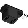 cablecc Adattatore splitter dati USB 3.0 tipo C maschio 10 Gbps a doppia femmina, compatibile con computer portatili Steam Deck