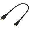 zdyCGTime Cavo Micro HDMI ad alta Velocità 4k,Convertitore da HDMI MINI Maschio a Micro Maschio,Cavo Per Micro Hdmi A HDMi,Tablet e altri Dispositivi.(30cm)