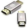 VMOJO 8 K HDMI maschio a maschio, adattatore di prolunga HDMI 2.1, connettore A HD, supporta 8 K @ 60 Hz/4 K @ 120 Hz HDR, per proiettore HDTV Laptop PC, 2 pezzi
