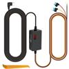 XMSJSIY Dash Cam Hardwire Kit USB-C con schermo LED Tipo C Dash Cam Hardwire Kit Step-Down Cavo 12V-24V a 5V Tipo C Cavo di alimentazione Supporto 24 ore di monitoraggio di parcheggio - 3.2M/10.5FT