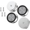 Tertullus 4 piedini per dispositivi HiFi in alluminio, 39 mm × 17 mm, argentati, con 4 viti per dispositivi HiFi