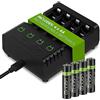 Venom Power Recharge - Stazione di ricarica più 4 x batterie ricaricabili AA 2100mAh