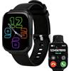 FANSANMY Smartwatch Uomo, Orologio Intelligente 1,83 Pollici con Chiamate Bluetooth, Impermeabile IP67, 100+ Modalità Sportive, Cardiofrequenzimetro, Monitoraggio Sonno, per iOS e Android