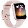 WalkerFit A1 Smartwatch Donna Uomo, Fitness Tracker Orologio con Monitor de Frecuencia Cardíaca, Pulsómetro con Monitor de Presión Arterial, Cardiofrequenzimetro da Polso per iOS/Android, Rosa