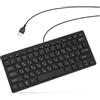 Plyisty Tastiera Russa o Araba, Tastiera Cablata USB, Tastiera Compatta Ultra Sottile a 78 Tasti, per PC, Computer, Desktop, Layout QWERTY (russo)