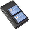 DSTE LP-E17 Batteria di ricambio (2 pacchetti) e caricatore rapido doppio Compatibile per Canon R10 EOS M3 200D 250D 750D 760D 8000D Kiss X8i X10 Rebel T6i Rebel T6s SL3