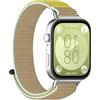 GIOPUEY Cinturini Compatibile con Huawei Watch Fit 3, Cinturino in Morbido Nylon Intrecciato [Unisex] [Traspirante] - Yellow