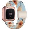 chinbersky Cinturino Elastico Compatibile con Fitbit Versa 2 Cinturino/Fitbit Versa Cinturino Uomo Donna, con chiusura magnetica Tessuto di nylon Cinturino per Fitbit Versa 2/Versa/Versa Lite/SE