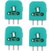 The Lord of the Tools Potenziometro effetto Hall 3D compatibile con joystick PS5 9,6 x 13,3 mm 3D sensore analogico Joystick potenziometro modulo joystick 4PCS