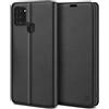 BEZ Cover per Samsung A21s, Custodia Compatibile per Samsung Galaxy A21s, Protettiva Portafoglio in Pelle con Porta Carta di Credito, Kick Stand, Chiusura Magnetica, Nero
