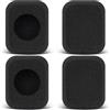 SOULWIT 4 Pezzi Cuscinetti Ricambio per Bang & Olufsen B&O Beoplay Form 2/2i Cuffie, Padiglioni in Spugna Morbidi e Durevoli con Schiuma ad Alta Densità - Nero
