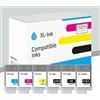 XL-Ink Compatibile per Canon PFI-102 (2 X MBK/BK/C/M/Y) 6 pezzi