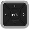 Bolwins D62CS - Telecomando Bluetooth 5.0 per auto, con supporto, controllo musicale e telefonate, compatibile con iOS e Android