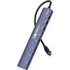 VEMONT Hub USB C 10 Gbps, VEMONT 7 in 1 in alluminio USB 3.1/3.2 con 2 USBC 3.2 e USBA 3.2 e 4 porte USBA 3.0, ricarica 100 W, splitter USB C, compatibile con MacBook/iPad/laptop/telefoni e dispositivi USBC