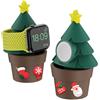 Sikai Supporto progettato per Apple Watch, supporto fai da te, compatibile con Apple Watch Ultra2/Ultra/9/8/Se2/7/6/Se/5/4/3/2/1, per 49 mm/45 mm/44 mm/42 mm/41 mm/40 mm/38 mm (albero di Natale)