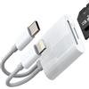 zoyuzan Lettore di schede SD per Iphone(2 in 1) Dual Cable Adaptateu USB C Reade Lightning Memoria Esterna Micro TF Memoria Card Tipo C Fotocamera Accessorio per Apple 15 Pro Max Plus Ipad Pro per Samsung