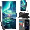 Haninsuze Cover per Huawei P10 Lite Custodia Cover Pelle Libro Portafoglio con Porta Carte Magnetica Protezione Antiurto Cuoio Flip Case Custodia Cover per Huawei P10 Lite, artico