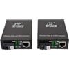 BAUDCOM Convertitore multimediale in Fibra Gigabit Ethernet 10/100/1000M, ricetrasmettitori SC Singoli, modalità Singola 20KM, da RJ45 a 1000Base-LX, BIDI 20KM