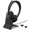 Yealink BH74 ANC Cuffie Bluetooth con microfono, microfono ibrido con cancellazione del rumore 6x, Cuffie on ear per il lavoro,autonomia in conversazione fino a 32 ore,Certificate per Microsoft Teams