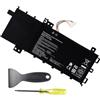 WoskjXas B21N1818-1 C21N1818-1 Bateria Compatibile con Asus VivoBook 15 F512FA F512DA F512JA X512D X512DA X512J X512JA F512FB F512FJ F512FL X512FJ X512FL X512JP F512UA X512FA X512FB