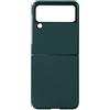 COQUE Custodia Samsung Galaxy Z Flip 3/Modello in vera pelle/pecora/Protezione completa a 360°,Custodia per cellulare pieghevole Samsung Galaxy Z Flip 3-verde