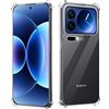 GIOPUEY Cover Compatibile con Xiaomi 17 PRO, TPU Ultrasottile HD Case, Protezione del Cuscino d'Aria - Trasparente