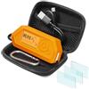 HCJYC Custodia per Flipper Zero, custodia protettiva 5 in 1 con custodia in EVA per Flipper Zero, arancione