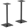 HALTERUNGSPROFI LSTSL4-B - Supporto per altoparlante in metallo per satelliti, 2 pezzi, portata 25 kg