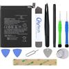 OnlyTech - Kit di riparazione Batteria Premium di Ricambio BM4Y per Xiaomi Redmi K40 / K40 Pro/Poco F3-4520mAh - Qualità identica con 10 Strumenti e Adesivi