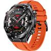 GIOPUEY Cinturini Compatibile con Huawei Watch Ultimate 2, Morbido Silicone Cinturino [Resistente all'Usura] [Traspirante] - Orange