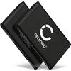 CELLONIC 2x Batteria compatibile con NEC G266, G566, G566D, Snom 10000058