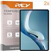 REY Pack 2X Pellicola salvaschermo per Huawei MATEPAD PRO 2021 12.6 - MATEBOOK E 2022 (12,6), Vetro temperato, di qualità Premium