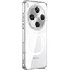 GIOPUEY Cover Magnetica per Oppo Find X8 Ultra， Compatibile con MagSafe， PC+TPU Trasparenti Antiurto Protettiva Cellulare Custodia - Clear