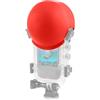 PULUZ Copriobiettivo per Insta360 X3 Invisible Dive Case, Insta 360 X4, custodia subacquea impermeabile per copriobiettivo, accessori per action camera (rosso)