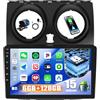 CAMECHO 6+128G 8 Core Android 15 Autoradio per Nissan Qashqai 2006-2016, 9 Pollici Radio con Bluetooth GPS WIFI Wireless Carplay Android Auto FM/RDS 32EQ DSP Mirror Link +Telecamera Posteriore Canbus