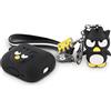 Derhom Airpods Pro 2 Custodia Protettiva in Silicone per Airpods Apple Pro e Pro 2[Cartoni Animati con Bambole Serie] (Black Bird)