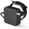 Jeestam Caricabatterie USB C 65W Compatibile con JBL Charge 4/5/6, Extreme 3 4, Flip 5/6/7, Pulse 4/5, Clip 4/5, GO 3/4, JRPOP, Endurance Peak II, Altavoz Bluetooth Tipo C PD Adaptador