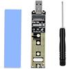 GERUI M.2 NVMe a USB Adattatore Scheda 10 Gbps USB 3.1 Type A, M.2 SSD PCIe NVMe USBAdapte Lettore 10Gbps per M Key Support 2230 2242 2260 2280 SSD