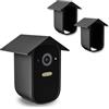 GEFIRE 2 Pezzi Custodia Protettiva in Silicone per EufyCam 2C / 2C Pro, Custodia in Silicone per Videocamera di Sicurezza Domestica Eufy, Impermeabile e Anti-UV, Adatto per Interni ed Esterni, Nero