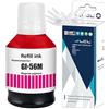 LCL Bottiglie d'inchiostro compatibile con la stampante GI56 GI-56 M GI-56M (1-Pack, 1Magenta 135ML) Sostituzione per Canon MAXIFY GX7050 GX6050 GX5050 GX4050 GX3050