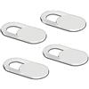 REY [4 Pezzi] Webcam Cover, Copri Webcam Slider Copertura Webcam Ultra Sottile Camera Cover per Laptop, PC, Computer Portatile, Phone, Tablet, Smartphones, Noteboook - (Bianco)