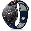 ToVioc Cinturino per Xiaomi Watch 5/2/2 Pro/S5/S4/Xiaomi Mi Watch, 22mm Cinturini Silicone Traspirante Sport Cinturino per Amazfit Bip 6/Bip 5/Active Max/Balance 2 - Verde