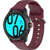 BYISYUE Cinturino per Suunto 7/9/9 Baro/D5, für Garmin Venu X1, für Coros Nomad/Apex 4 46mm, 24mm Silicone Sport Bracciali Cinturini di Ricambio per Ticwatch Pro 5 Enduro/Atlas