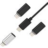 Kefiany Adattatore USB C Femmina a Lightning Maschio Caricabatterie(3Pack)per IPhone 14 13 12 11 Pro Max per Apple Tipo C Rapida Cavo Connettore per iPad Air Spina Dati Caricabatterie Portatile Carrellatore