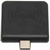 Annadue Lettore di Schede Portatile Senza , Lettore di Schede per Telefoni Cellulari RFID ID, Lettore di Telefoni Cellulari RFID con Interfaccia di Tipo C 125Khz.(Nero)