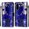 KENHONER Custodia per Samsung Galaxy A56, Farfalla | Portafoglio Pelle PU, Magnetica, Resistente Agli Urti, Scomparto Carte Credito, Pieghevole, Flip Libro, Motivo